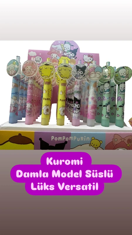 Damla Kabartmalı Lüks Kuromi Versatil / 48li Stant