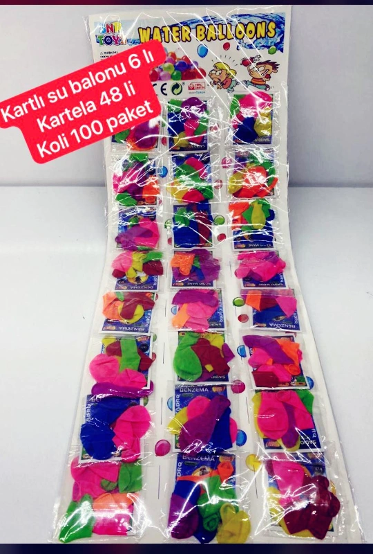 6lı Su Balonu / 48li Kartela