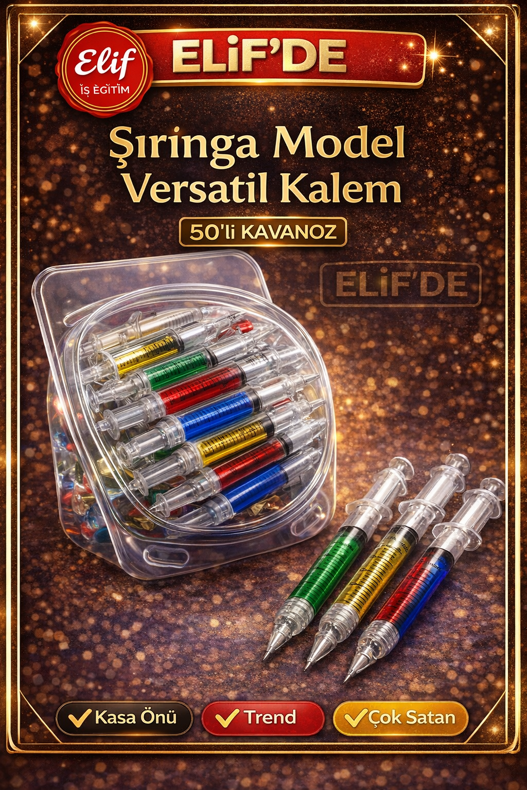 ŞIRINGA MODEL VERSATIL KALEM / 50li Kavanoz