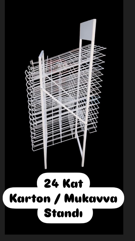 24 Kat Karton Mukavva Standı
