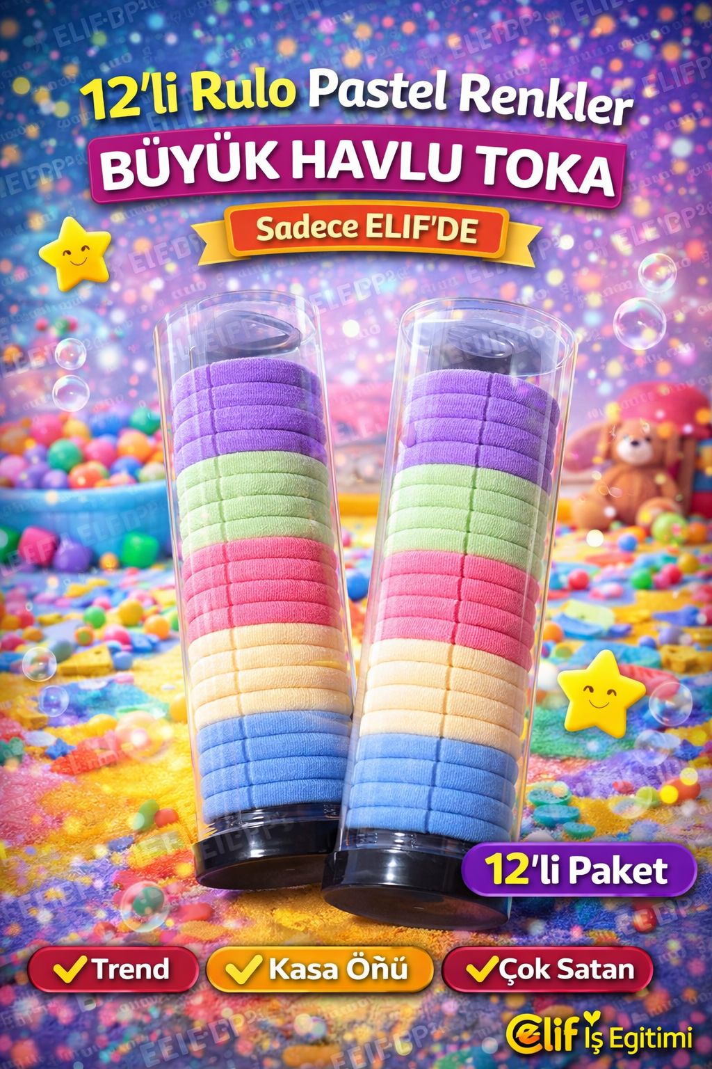 12Lİ RULO HAVLU TOKA / PAKET 12RULO