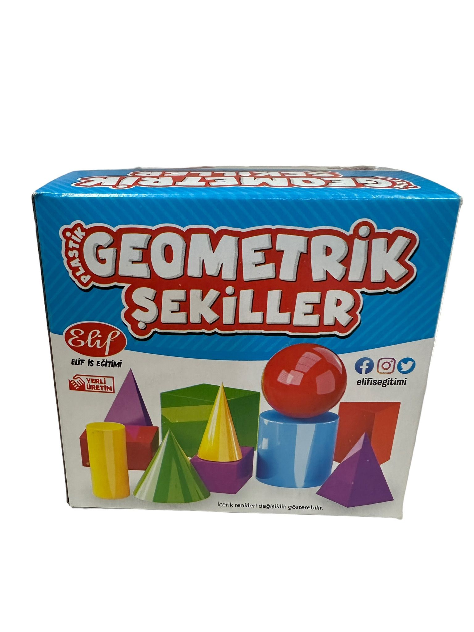 GEOMETRİK ŞEKİLLER SETİ PLASTİK