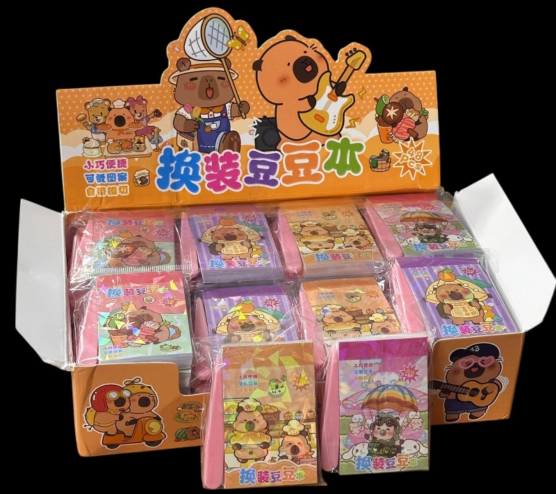 CAPPYBARA CIMBIZLI MİNİ STİCKER ALBÜM / 48Lİ STANT