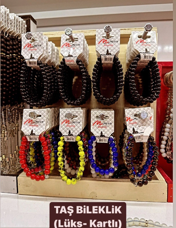 LÜKS TAŞLI TESBİH ( 100LÜ STANT )