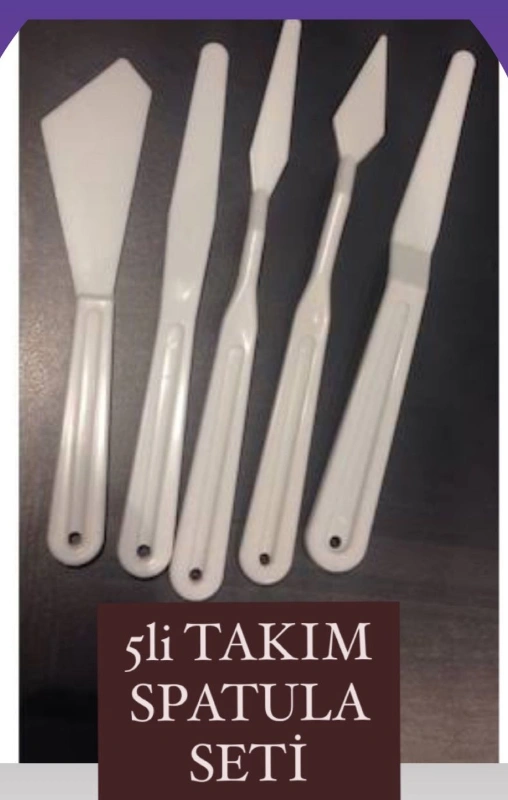 Plastik Spatula Seti / 24lü paket