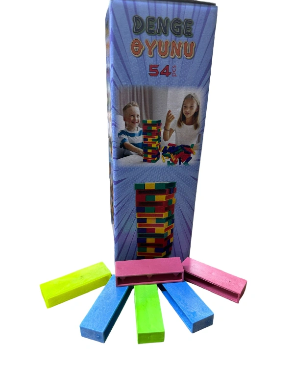 Plastik Jenga Oyunu 54 parça