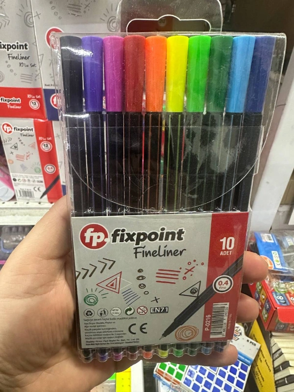Fix Point 10lu Fineliner Kalem Seti