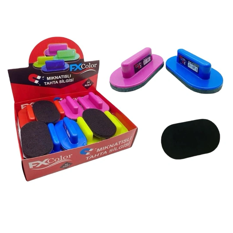 Mıknatıslı Tahta Silgisi / 24lü paket /