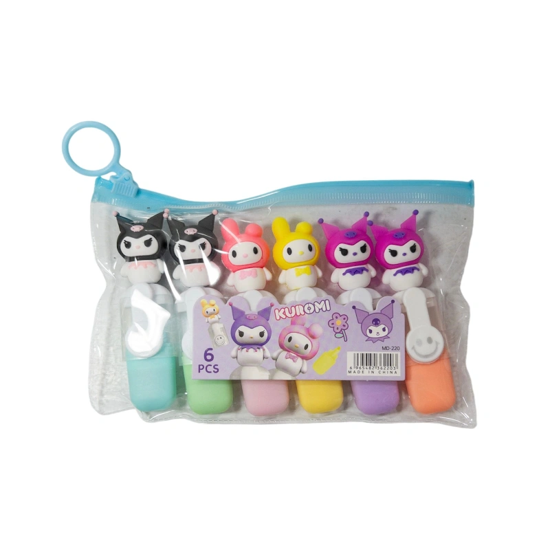 Kuromi Model Mini Fosforlu Seti