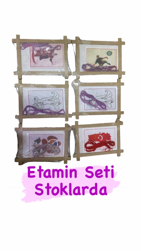 Etamin Kanaviçe Etkinliği Seti