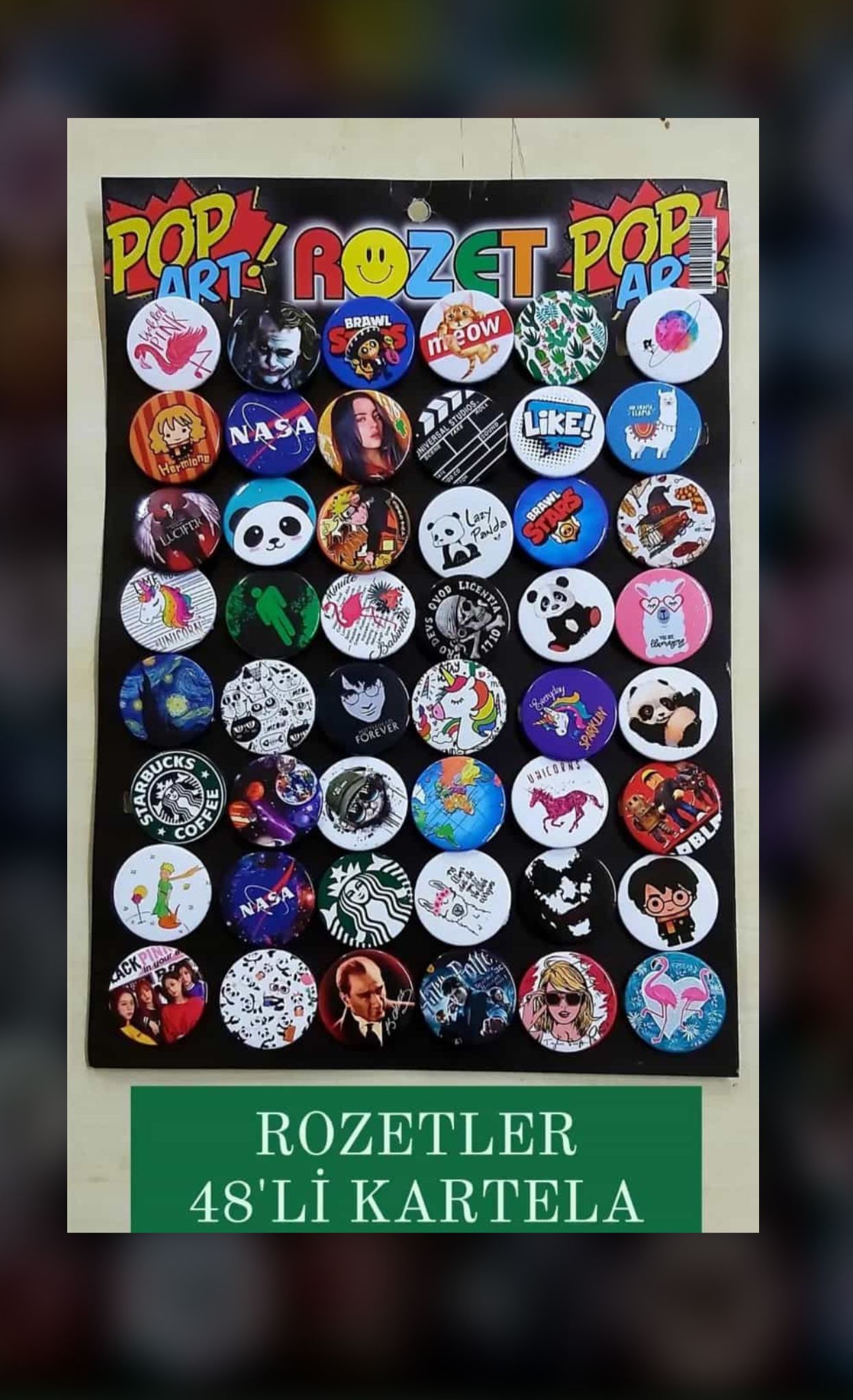 TREND MODEL ÇANTA ROZETİ (48Lİ MODEL)