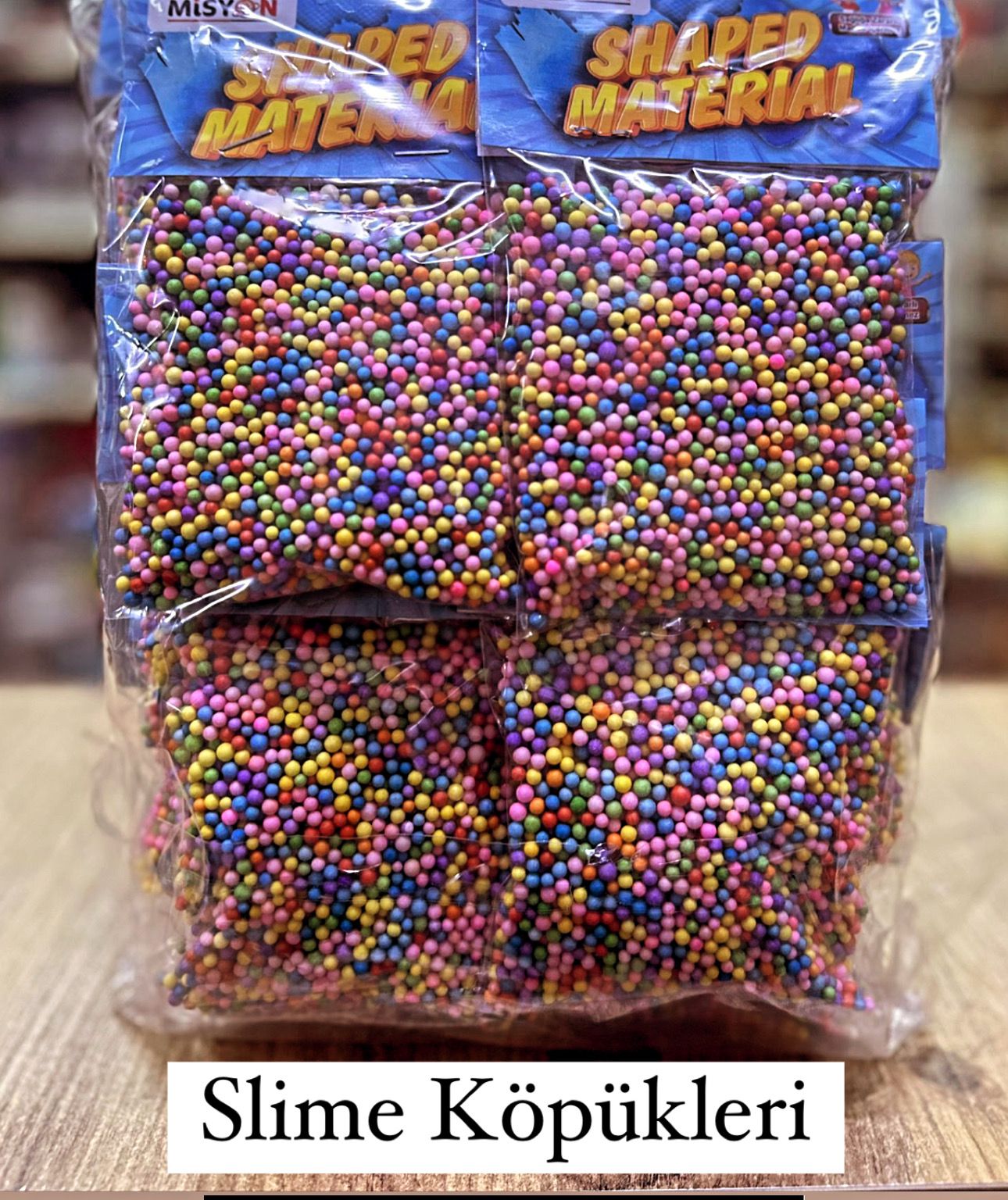 SLİME KÖPÜKLERİ POŞETLİ ( 24LÜ PAKET)