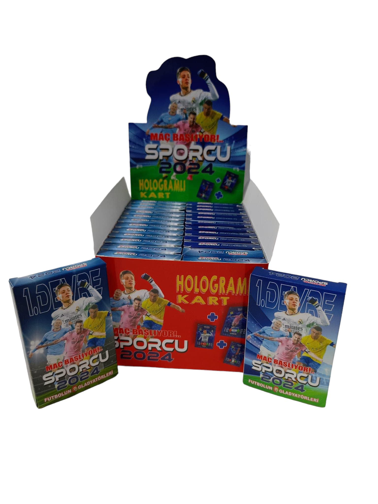 FUTBOLCU KARTI HOLOGRAM ( 24LÜ STANT KASAÖNÜ)