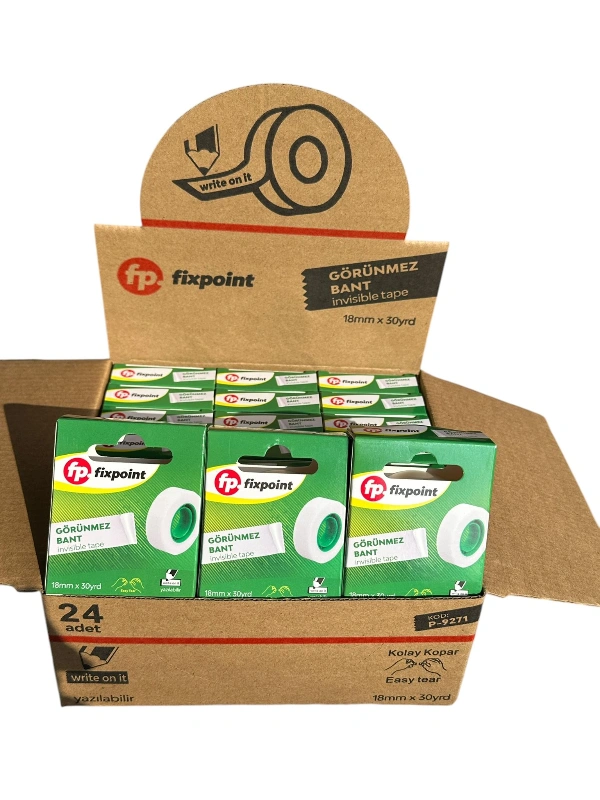 Adet: 16,50₺/ Görünmez Bant  / 24lü Stant