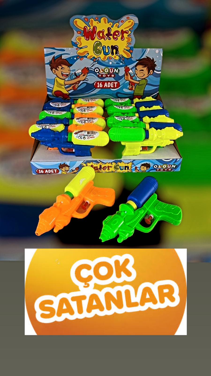 Lüks Su Tabancası (16LI Stant)