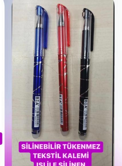 SİLİNEBİLİR TEKSTİL KALEMİ (12Lİ PAKET )
