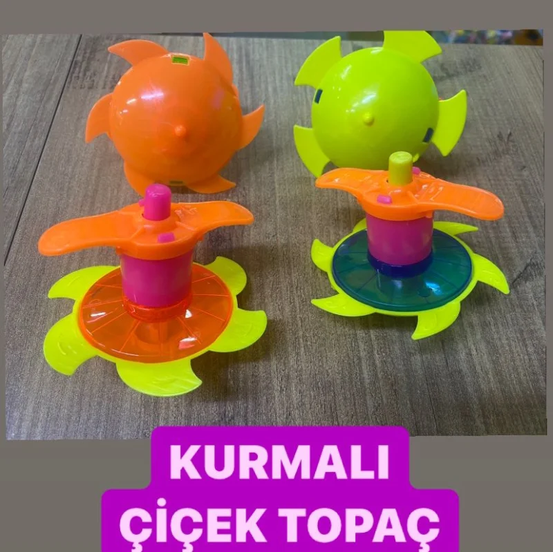 Kurmalı Çiçek Topaç  / 40lı Paket