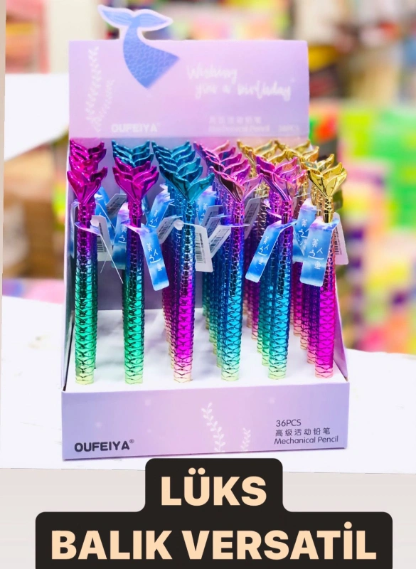 Trend Balık Versatik Kalem / 36lı Stant