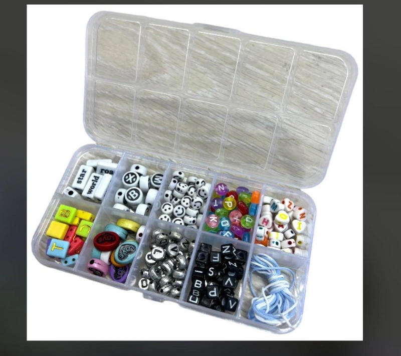 Kutulu Örgü Boncuk Bileklik Seti