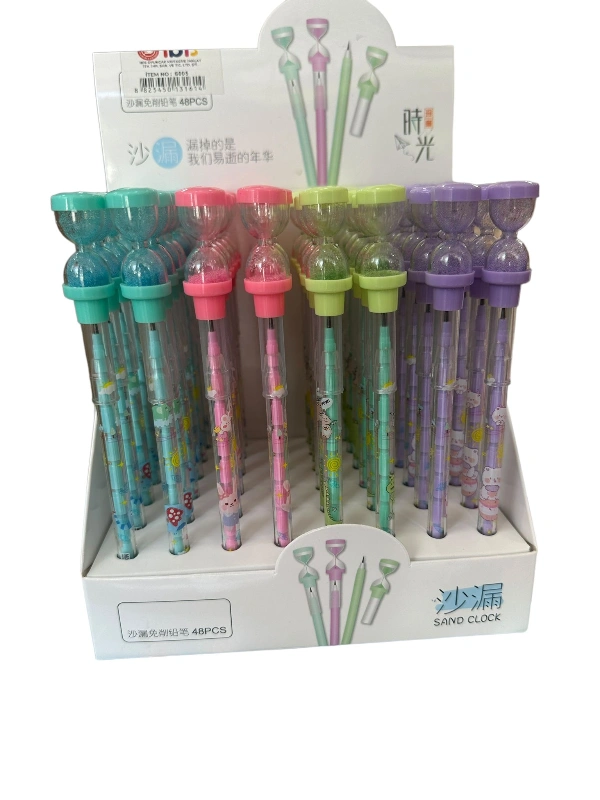 Kum Saati Oyunlu Lüks Yumurtlayan Kalem / 48li stant