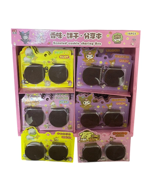 012 / Kuromi Oreo Biskuvili 2li Mini Defter /16LI Stant