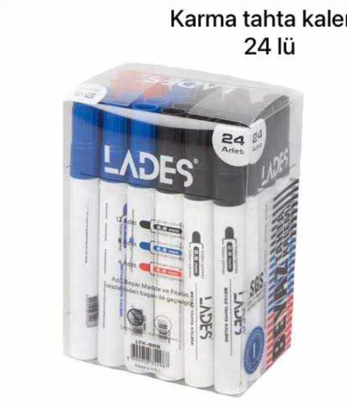 Karma Renkler Tahta Kalemi / 24lü karışık paket