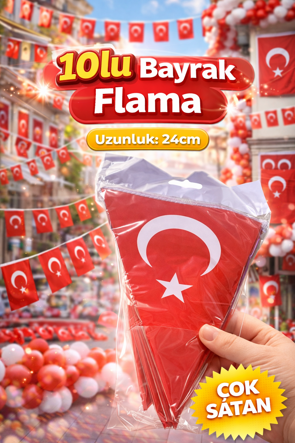 Bayrak Flama / 25li Paket