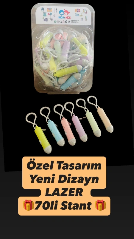 YENİ MODEL PASTEL LAZER / 70Lİ STANT