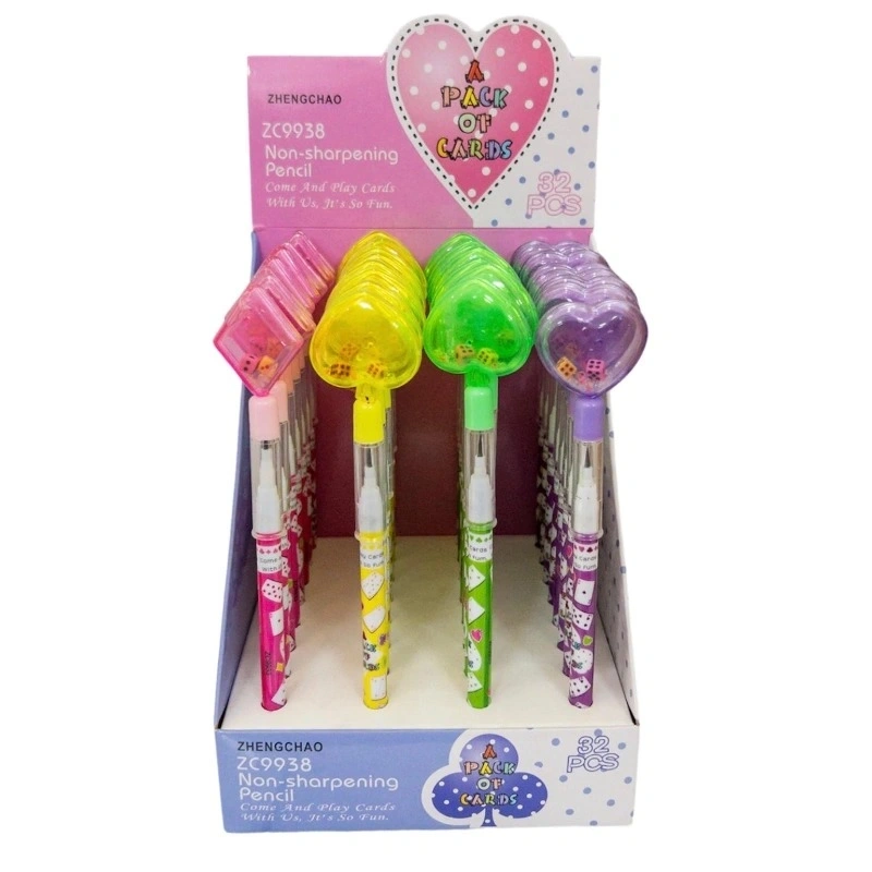 Kalp Şekilli Yumurtlayan Kalem / 32li Stant