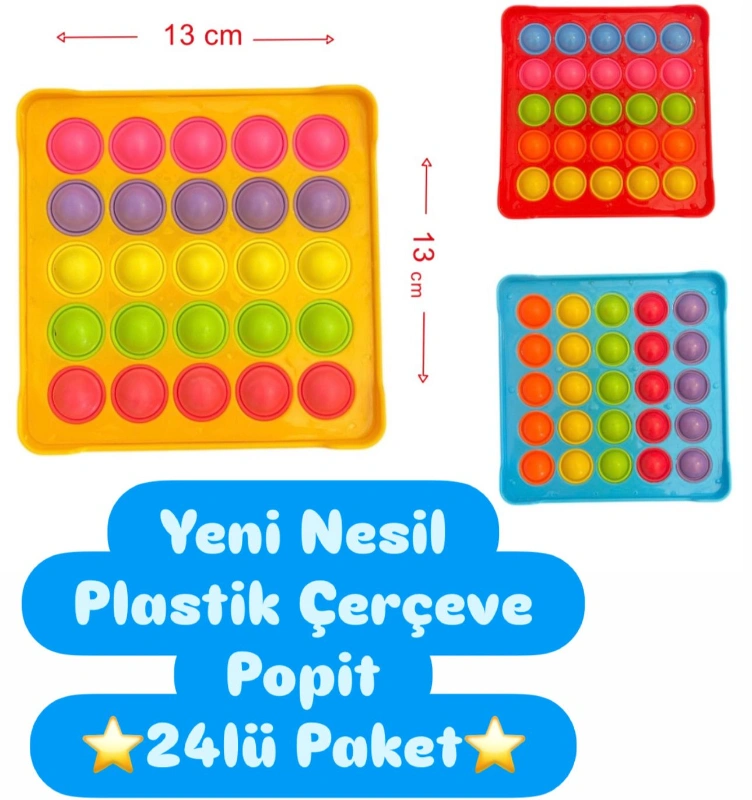 POPİT YENİ NESİL PLSTİK ÇERÇEVE / 24LÜ PAKET