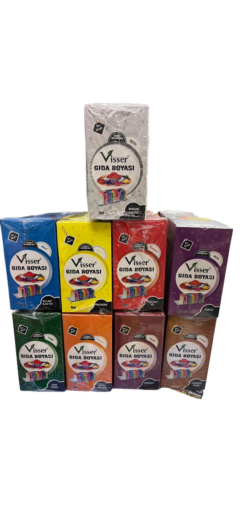 TOZ GIDA BOYASI  ( KARIŞIK 144LÜ PAKET )