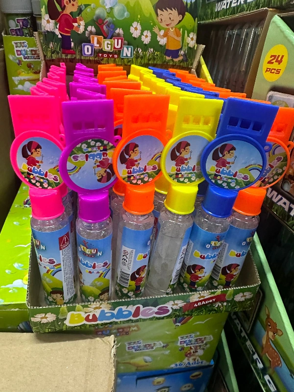 KÖPÜK BALONCUK DÜDÜKLÜ MODEL / 48Lİ STANT