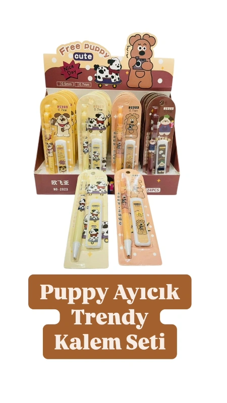 Puppy Ayıcık Versatil Set / 24lü Stant
