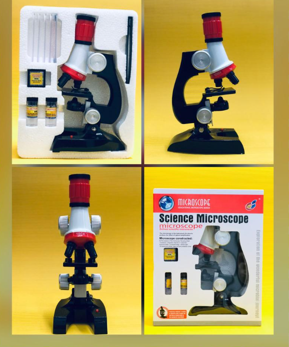 Mikroskop Işıklı Set