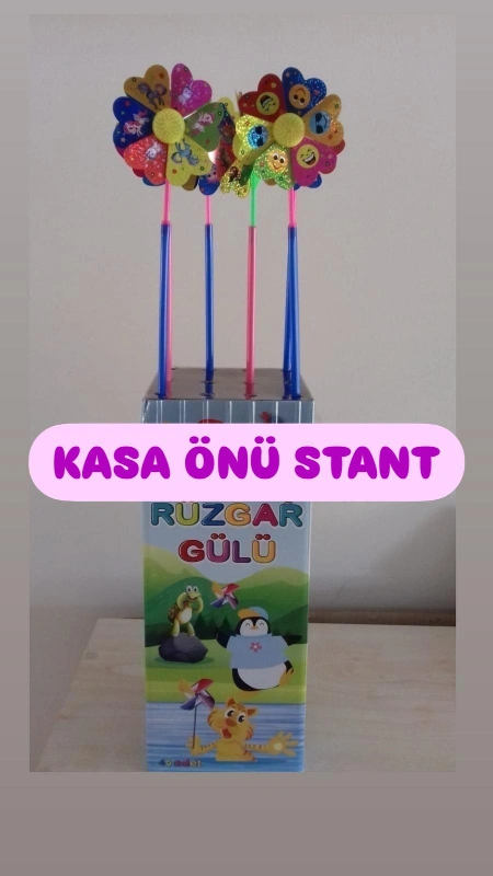Adet: 7,50 ₺ / Rüzgar Gülü Kasa Önü Stant / 40lı Stant