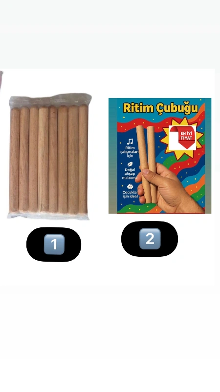 RİTİM ÇUBUK MODELLERİ NO:1 12,50₺ NO:2 10₺