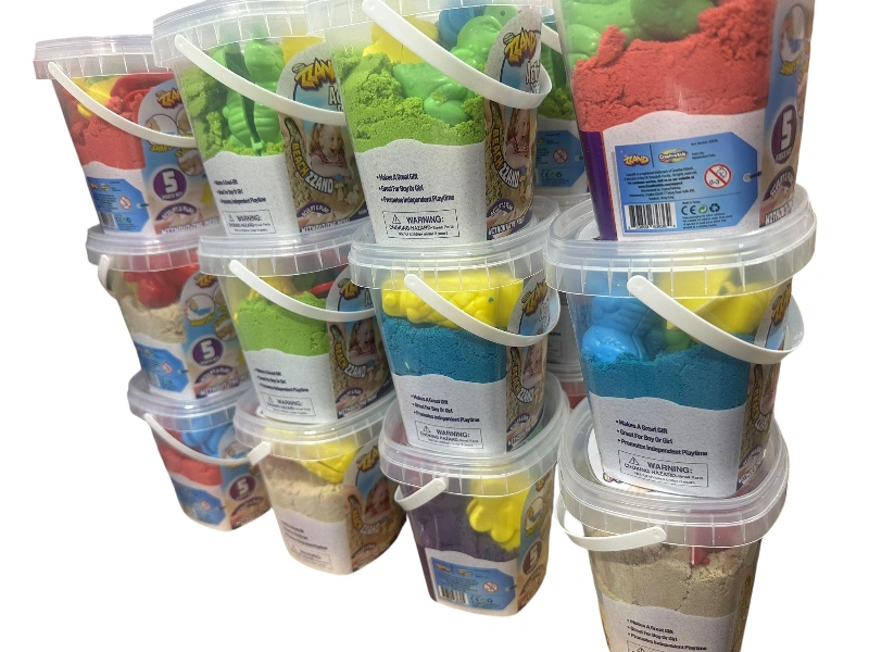 Kovalı 400 Gr Kalıp Hediyeli Lüks Kinetik Kum / 24lü Koli