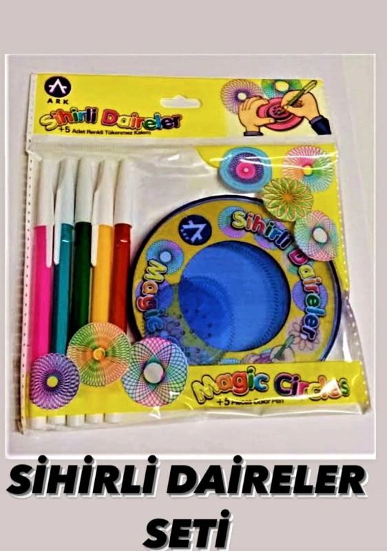 Sihirli Daireler Kalemli Set