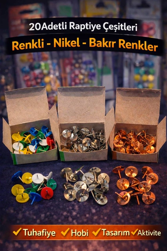 EKONOMİK RAPTİYE ÇEŞİTLERİ / 60LI KARIŞIK PAKET