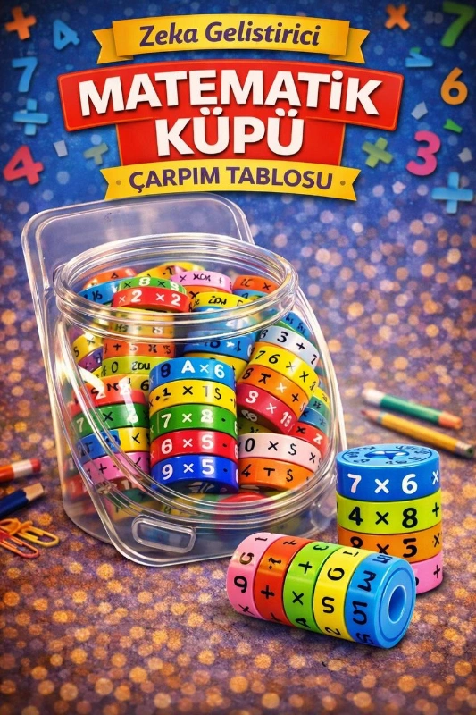 YUVARLAK MATEMATİK ÇARKI / 20Lİ PAKET