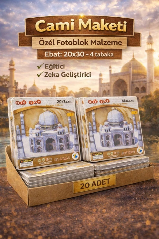 20X30 CAMİ MAKETİ / 20Lİ PAKET