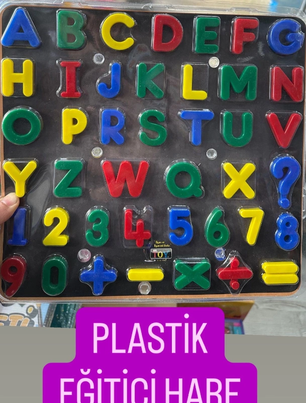 Eğitici Harf Rakam Set Kartela