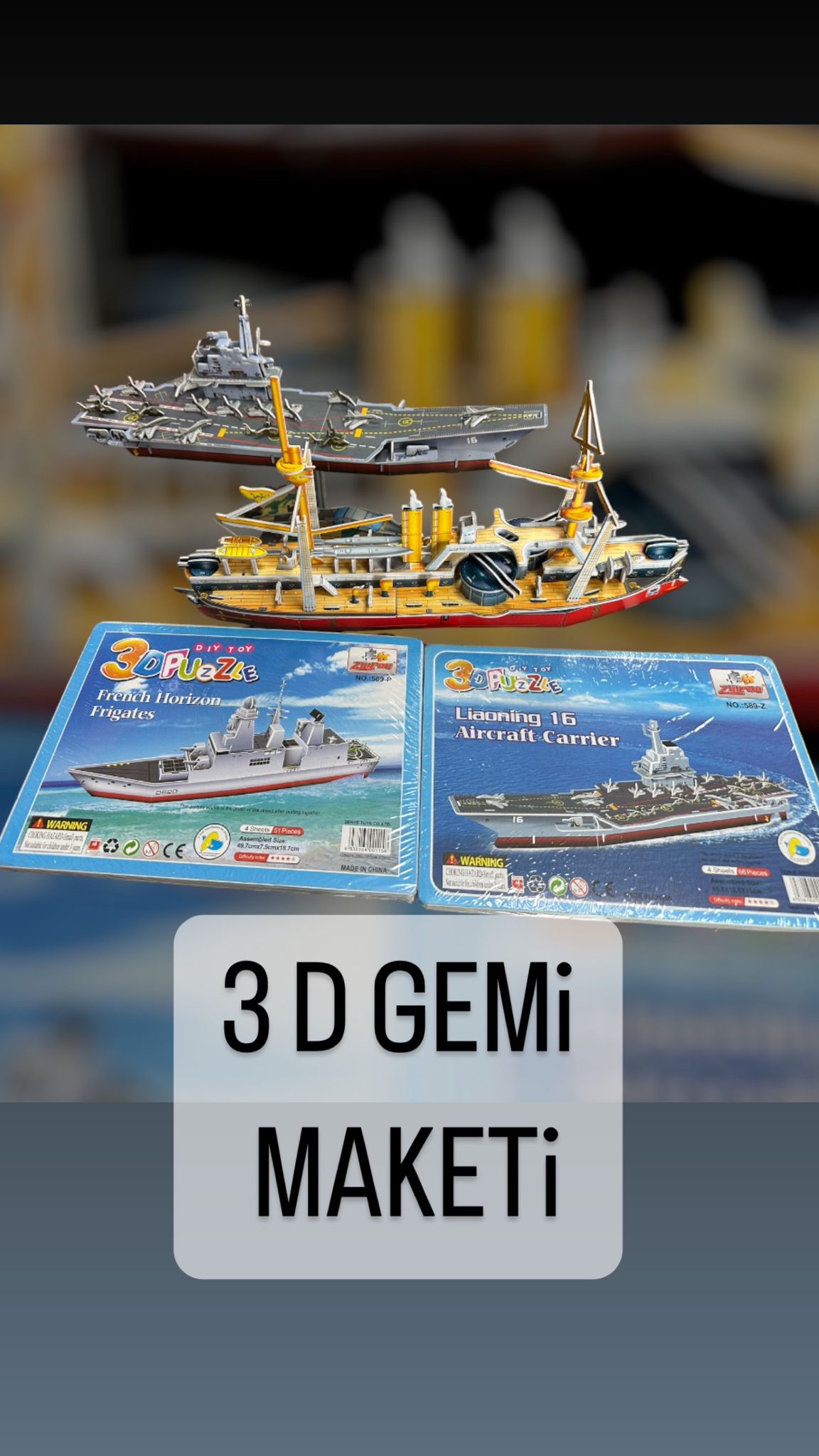 3D GEMİ MAKETİ  ADET
