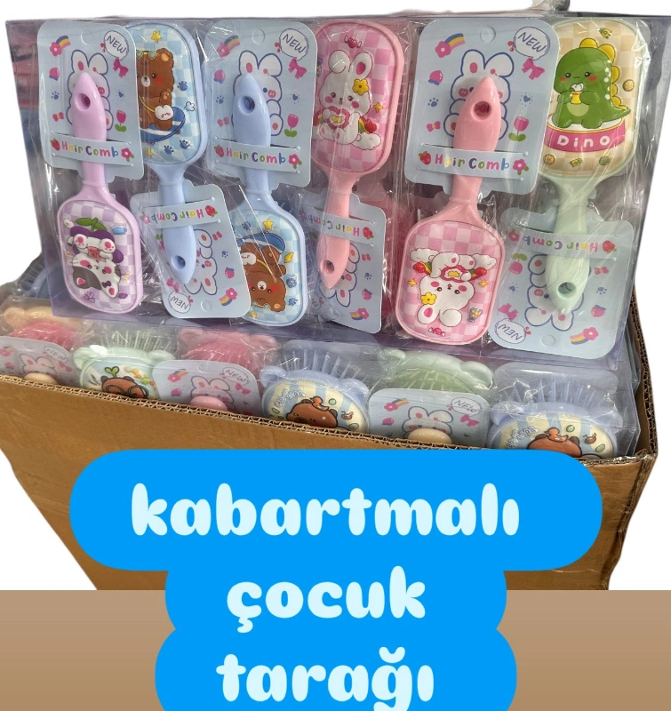 ÇOCUK TARAĞI İTHAL KABARTMALI /  12Lİ PAKET