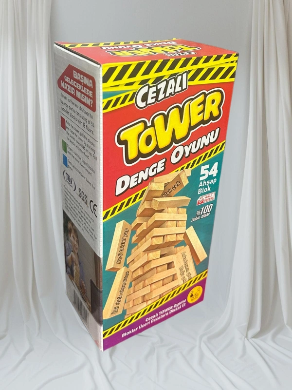 Cezalı Jenga Denge Oyunu / Trend Ürün