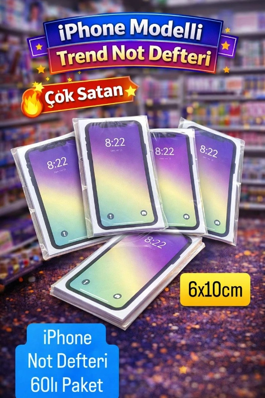 İPHONE NOT DEFTERİ / 60LI PAKET