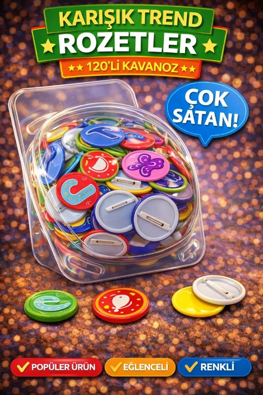 ROZET BYK TREND MODELLER / 120Lİ KAVANOZ