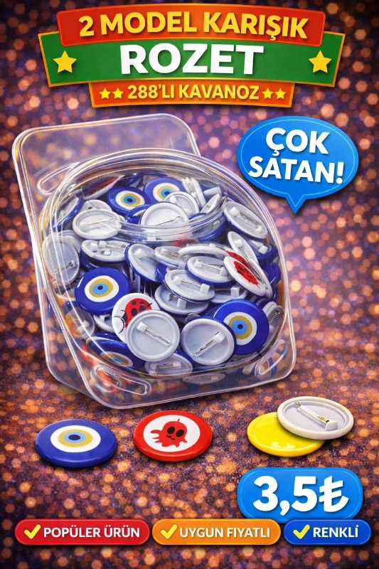 ROZET 2 MODELLİ / 288Lİ KAVANOZ