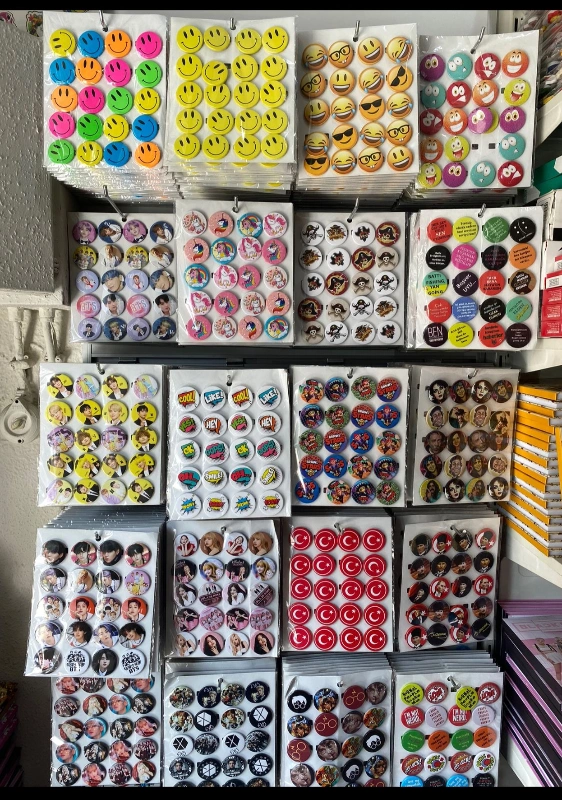 Çanta Rozeti Eğlenceli Modeller / 20li Kartela