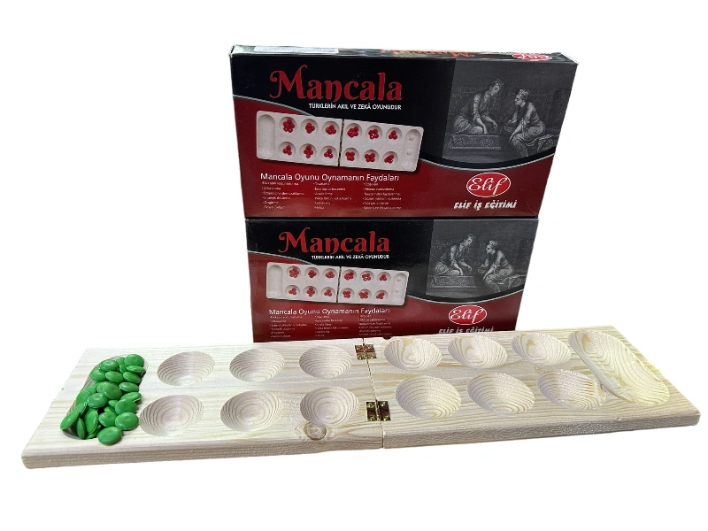 AnsToys Kaliteli Ahşap Mangala Oyunu